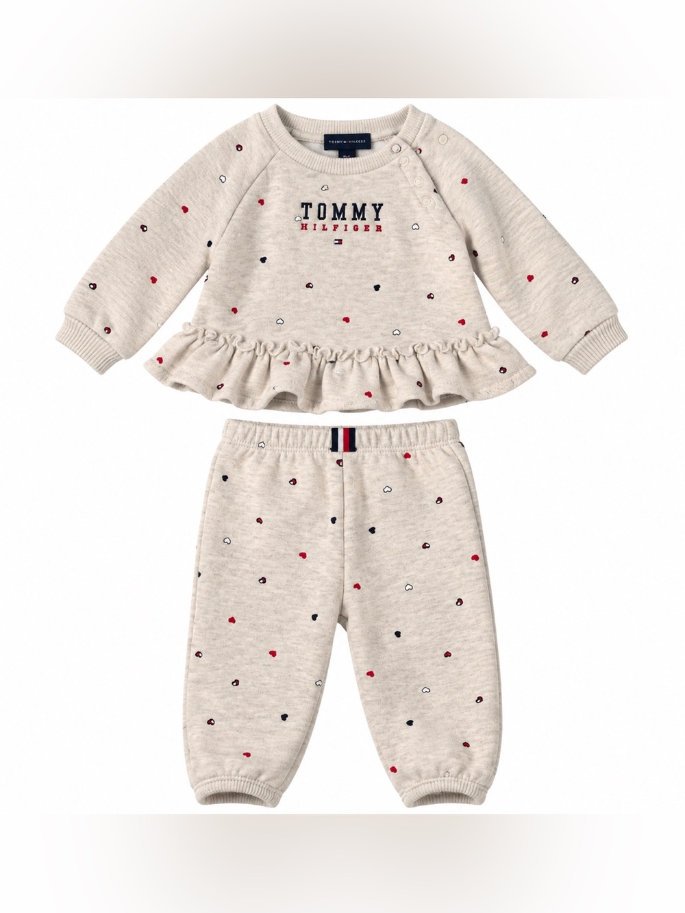 Tommy Hilfiger Cream Sweater Set 3-6 months